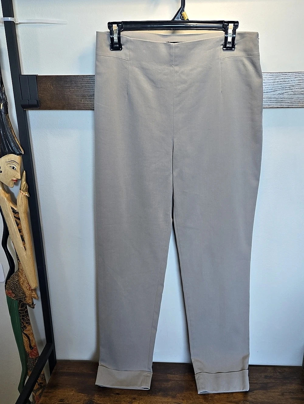 Lida Baday Straight Leg Pants in Gray Size 8 Like New